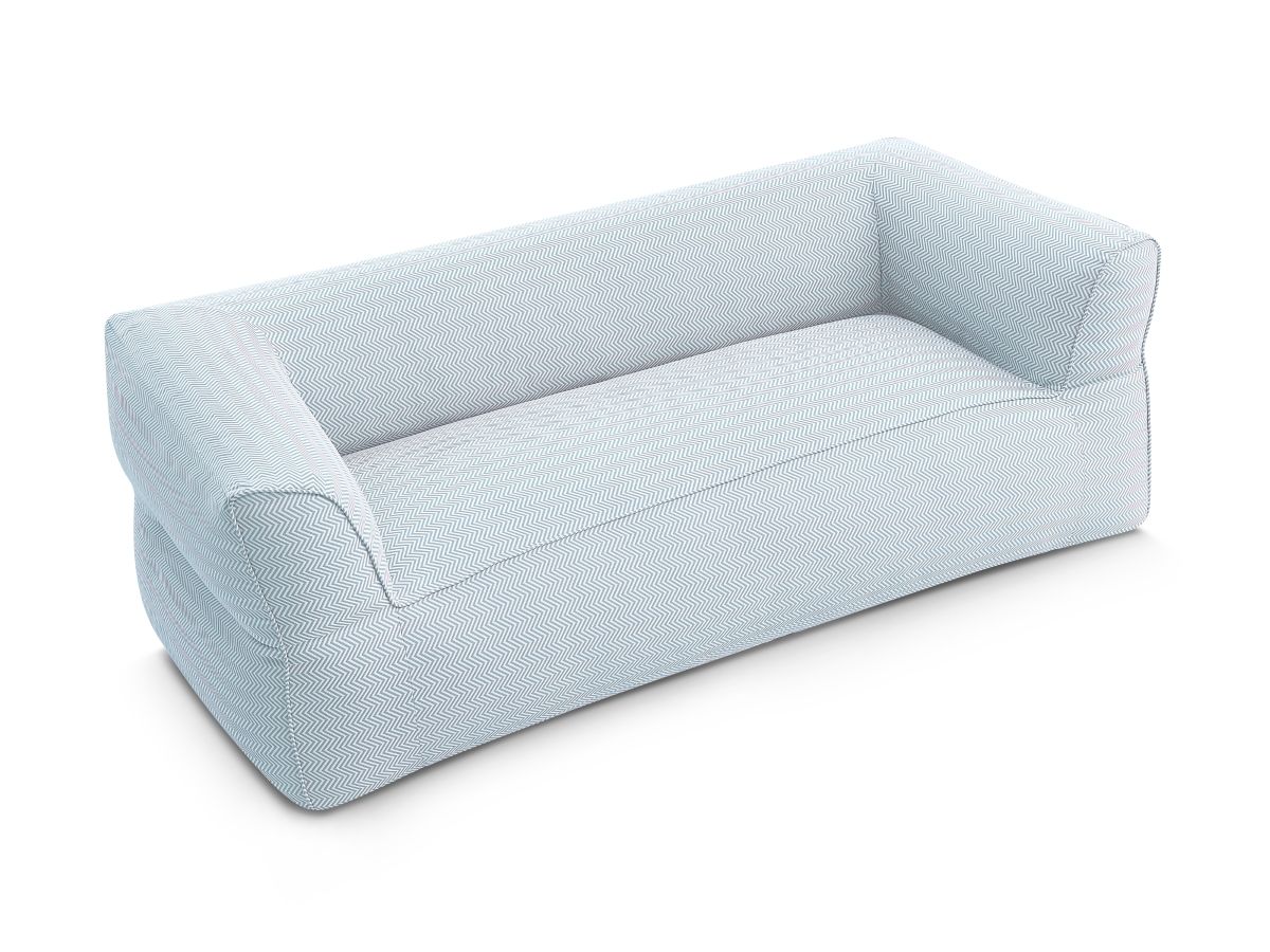 NOUR 3-zits vaste rechte tuinbank met beschermhoes