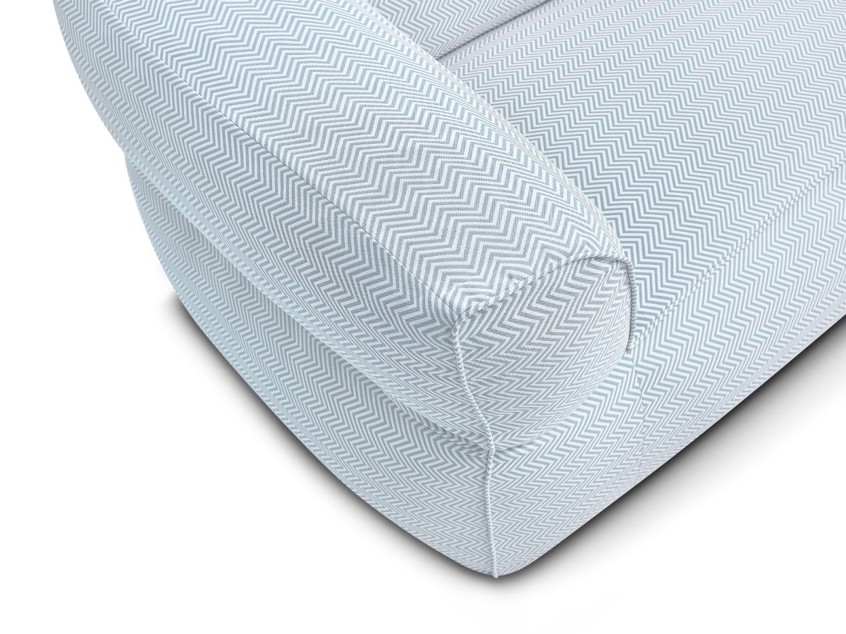 NOUR 3-zits vaste rechte tuinbank met beschermhoes