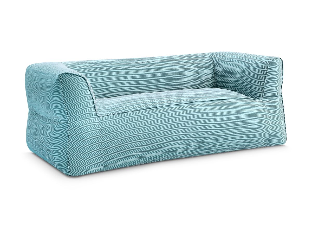 NOUR 3-zits vaste rechte tuinbank met beschermhoes