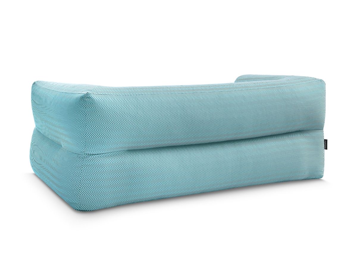 NOUR 3-zits vaste rechte tuinbank met beschermhoes