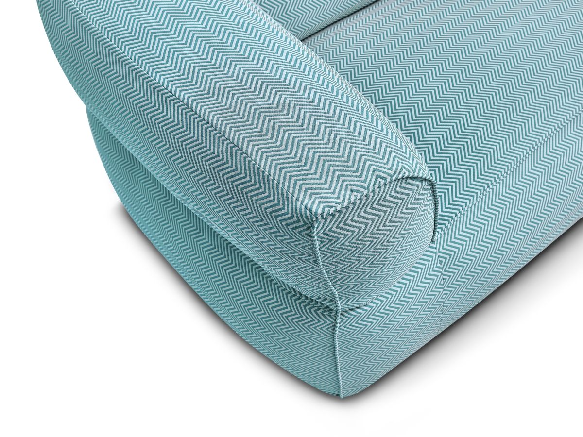 NOUR 3-zits vaste rechte tuinbank met beschermhoes