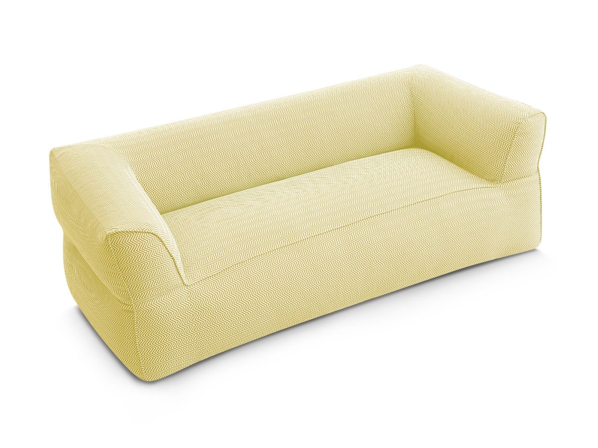 NOUR 3-zits vaste rechte tuinbank met beschermhoes