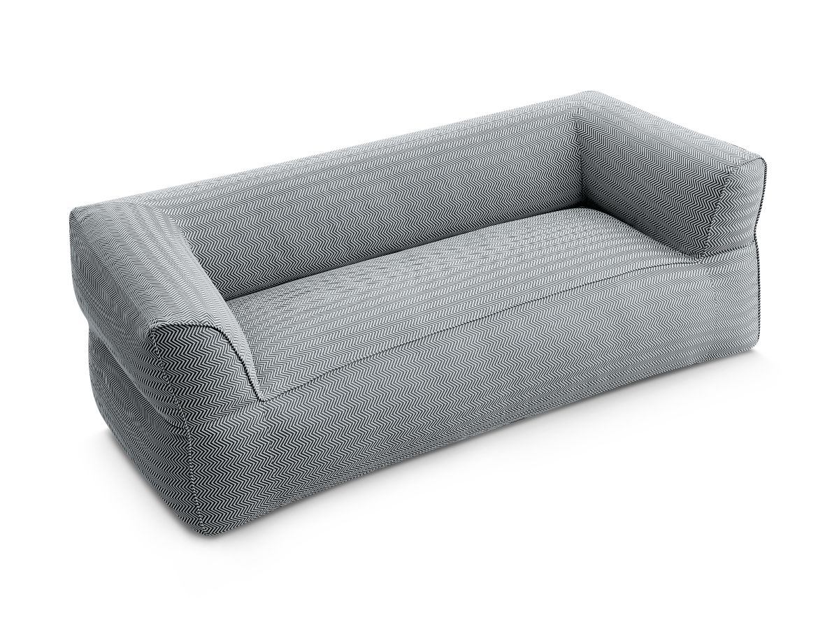 NOUR 3-zits vaste rechte tuinbank met beschermhoes