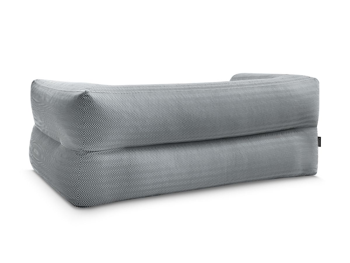 NOUR 3-zits vaste rechte tuinbank met beschermhoes