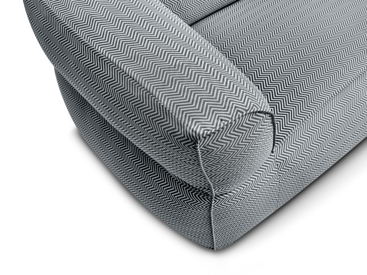 NOUR 3-zits vaste rechte tuinbank met beschermhoes