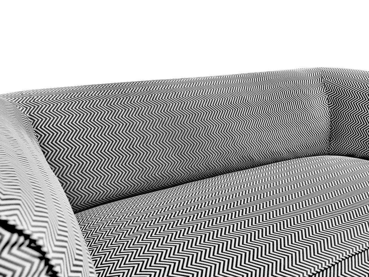 NOUR 3-zits vaste rechte tuinbank met beschermhoes