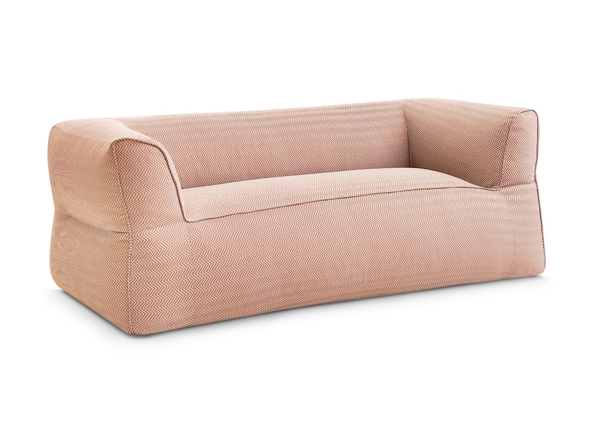 NOUR 3-zits vaste rechte tuinbank met beschermhoes