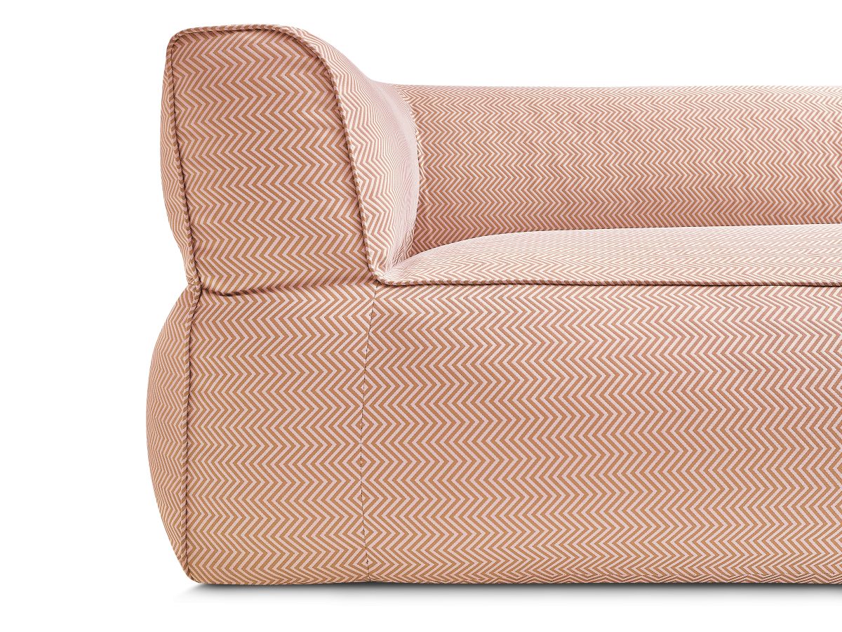 NOUR 3-zits vaste rechte tuinbank met beschermhoes