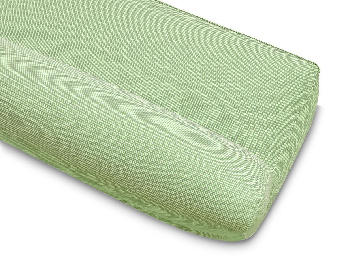 Canapé d'angle fixe EVEREST tissu chiné - Orange - Angle droit - 10 coussins