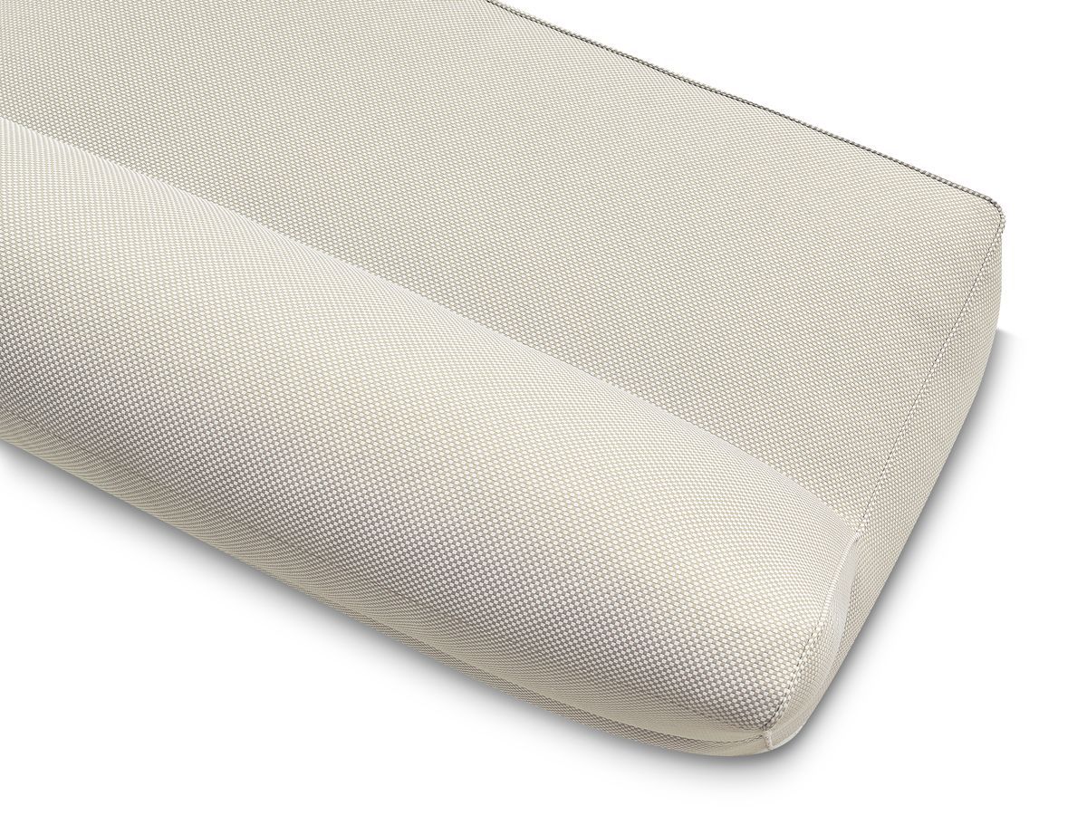 2-zits fauteuil zonder armleuningen voor modulaire tuinbank RIVIERA in gemêleerde stof