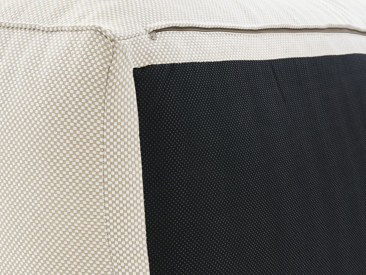 2-zits fauteuil zonder armleuningen voor modulaire tuinbank RIVIERA in gemêleerde stof