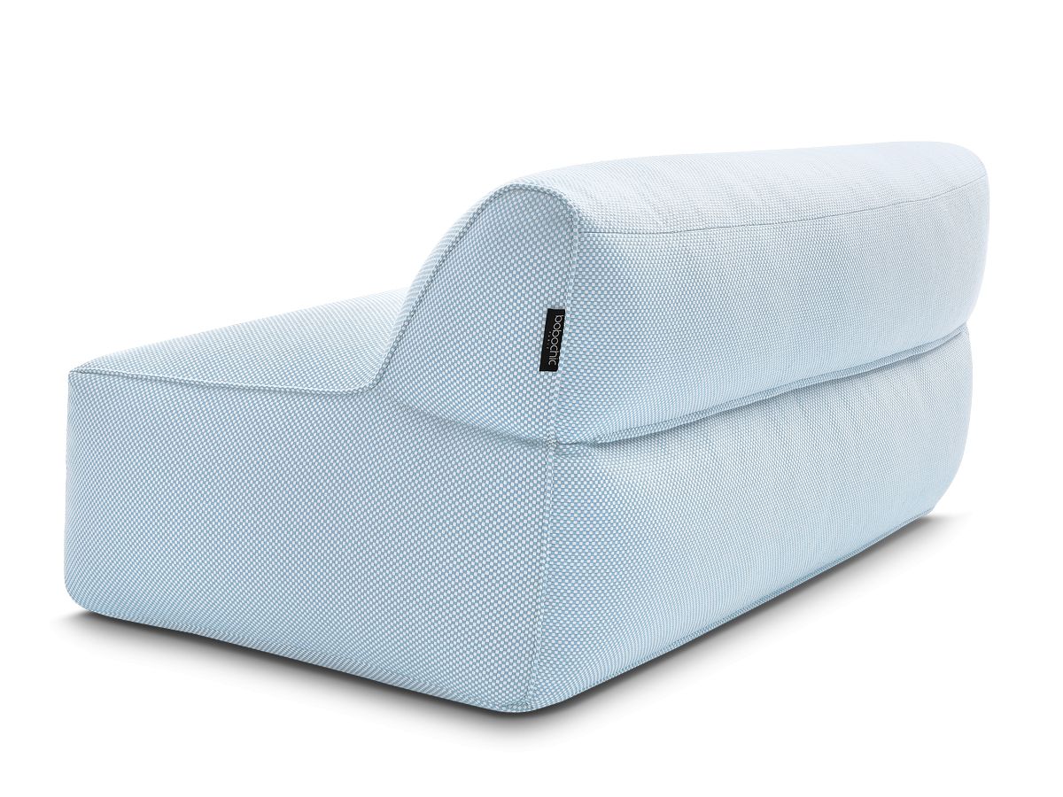 2-zits fauteuil zonder armleuningen voor modulaire tuinbank RIVIERA in gemêleerde stof