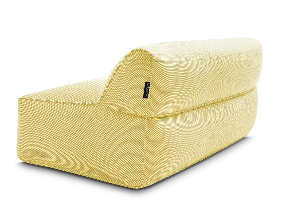 Chauffeuse 2 places sans accoudoir pour canapé de jardin modulable RIVIERA tissu chiné