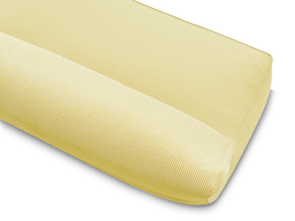 Chauffeuse 2 places sans accoudoir pour canapé de jardin modulable RIVIERA tissu chiné