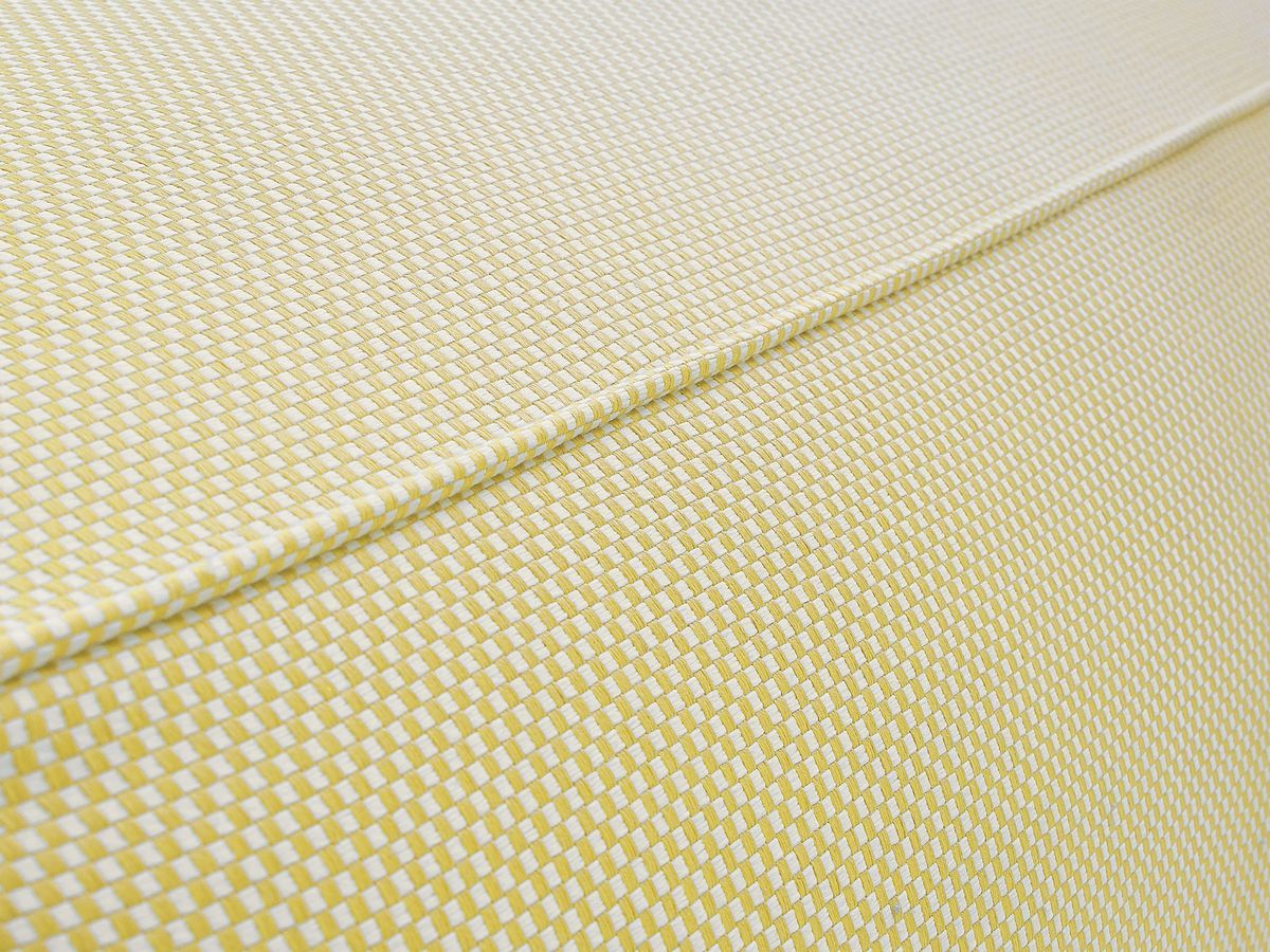 Chauffeuse 2 places sans accoudoir pour canapé de jardin modulable RIVIERA tissu chiné