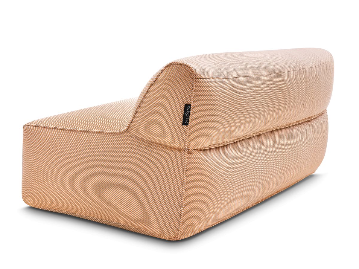 Chauffeuse 2 places sans accoudoir pour canapé de jardin modulable RIVIERA tissu chiné