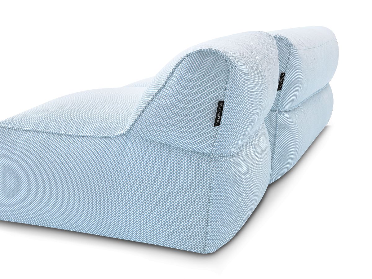 Canapé d'angle fixe EVEREST tissu chiné - Orange - Angle droit - 10 coussins