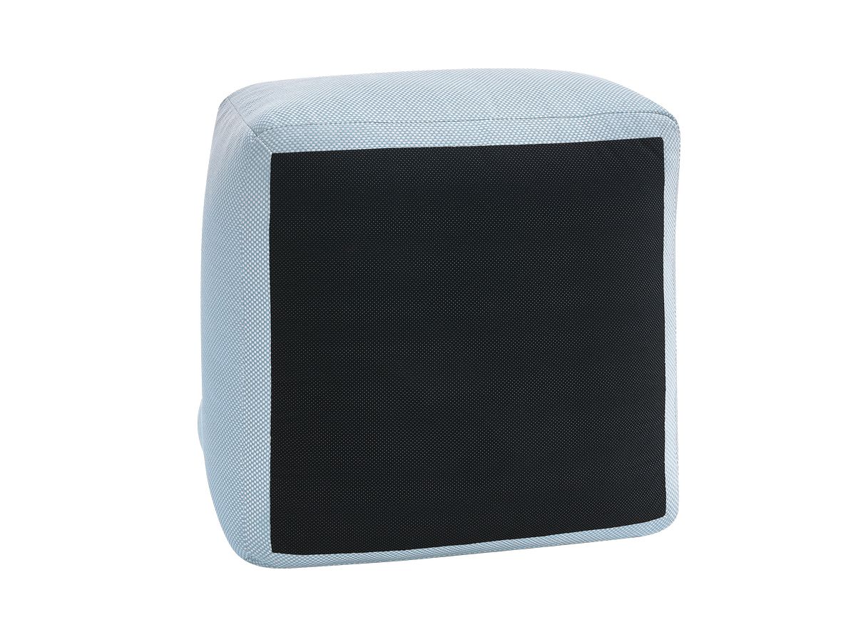 Canapé d'angle fixe EVEREST tissu chiné - Orange - Angle droit - 10 coussins