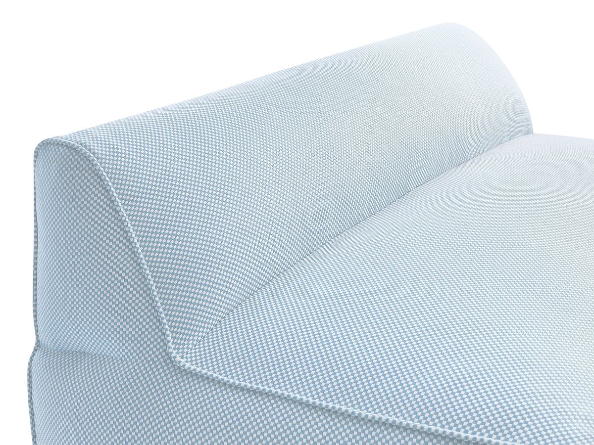 Canapé d'angle fixe EVEREST tissu chiné - Orange - Angle droit - 10 coussins