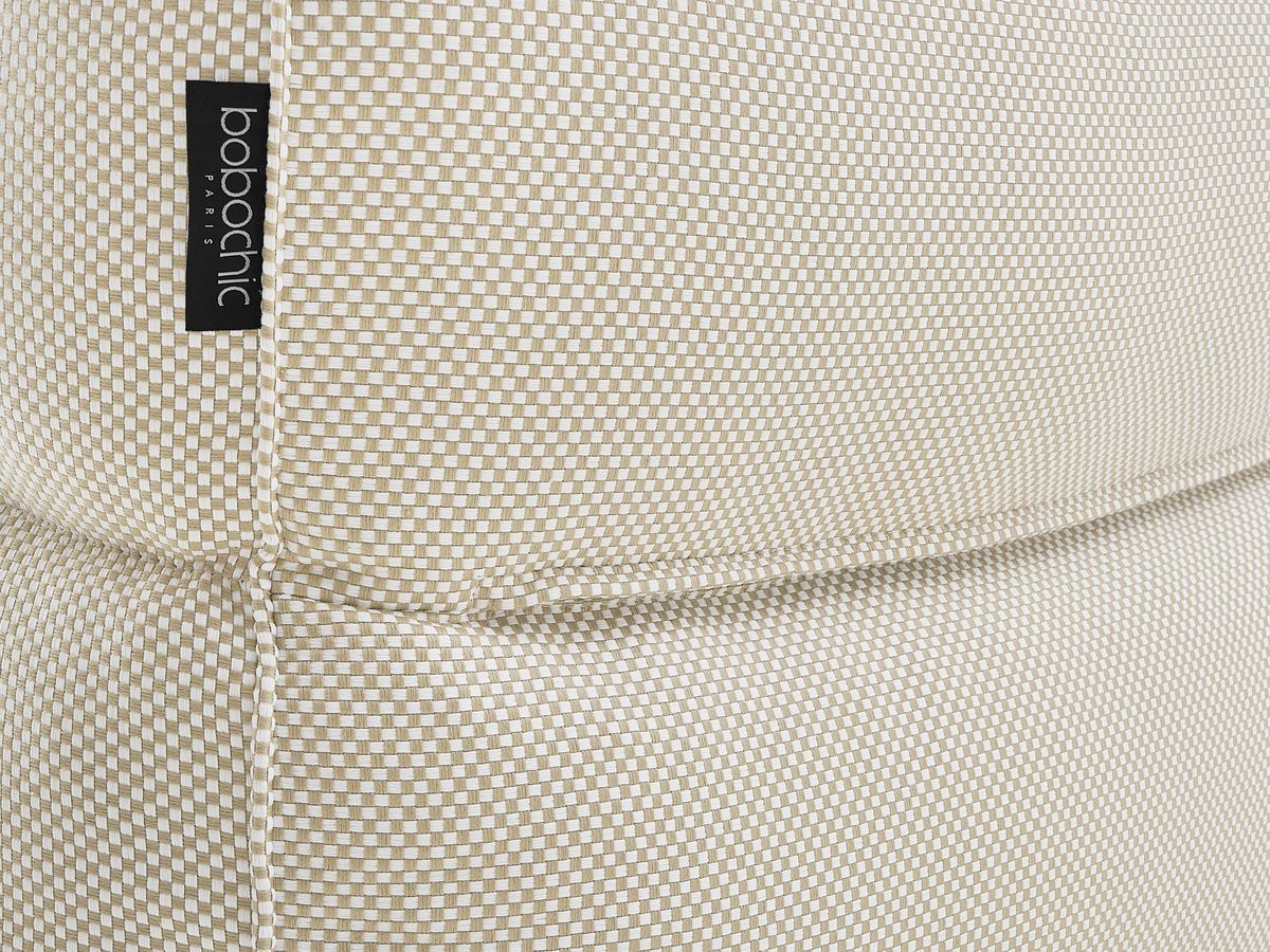 Chauffeuse 1 place sans accoudoir pour canapé de jardin modulable RIVIERA tissu chiné