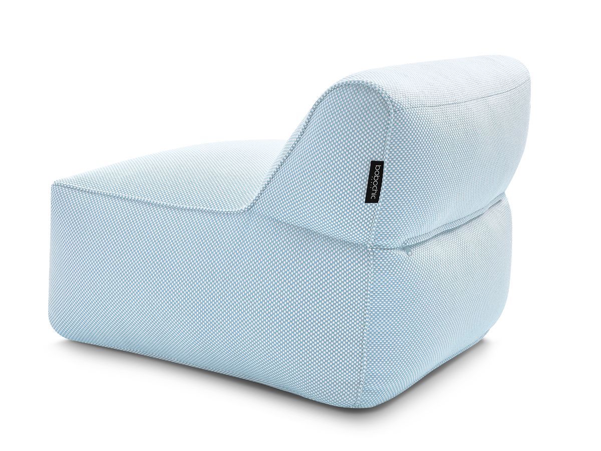 1-zits fauteuil zonder armleuningen voor modulaire tuinbank RIVIERA in gemêleerde stof