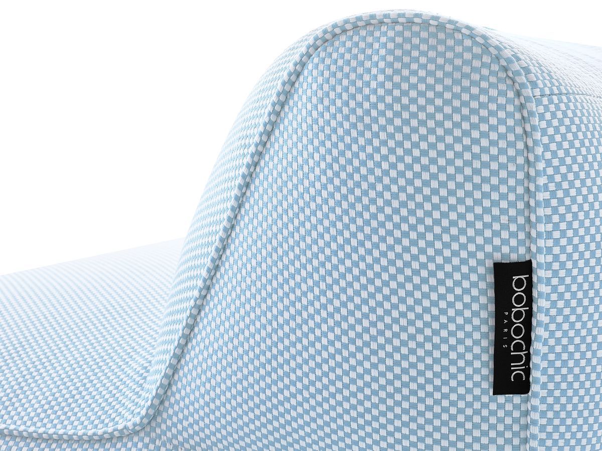 1-zits fauteuil zonder armleuningen voor modulaire tuinbank RIVIERA in gemêleerde stof