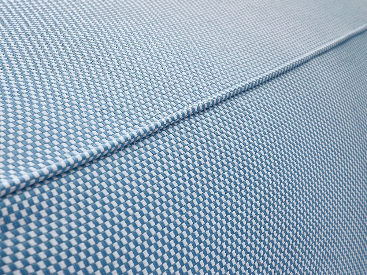 1-zits fauteuil zonder armleuningen voor modulaire tuinbank RIVIERA in gemêleerde stof