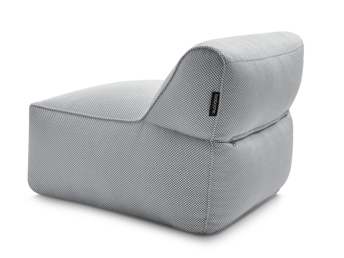 Chauffeuse 1 place sans accoudoir pour canapé de jardin modulable RIVIERA tissu chiné