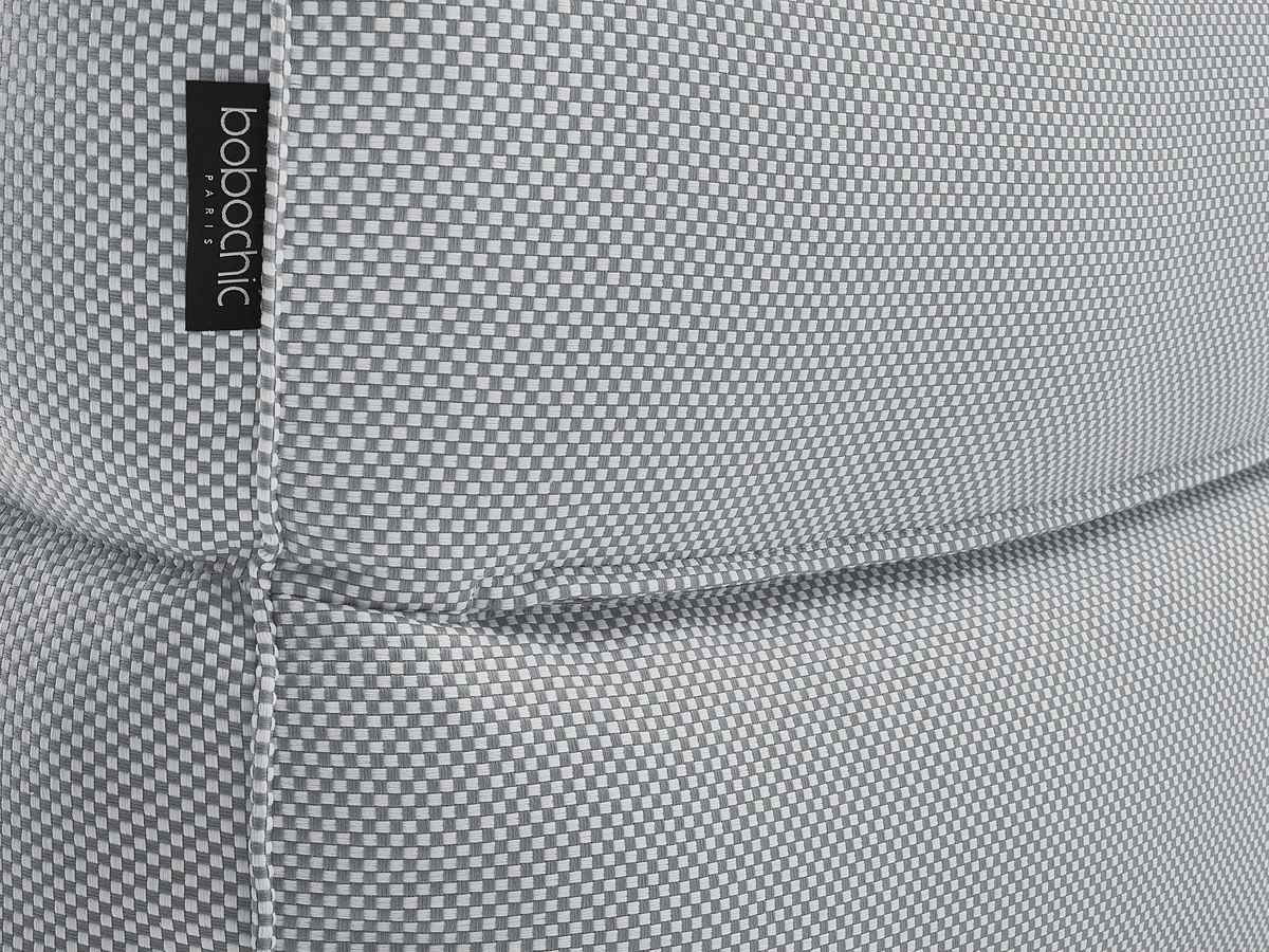 Chauffeuse 1 place sans accoudoir pour canapé de jardin modulable RIVIERA tissu chiné