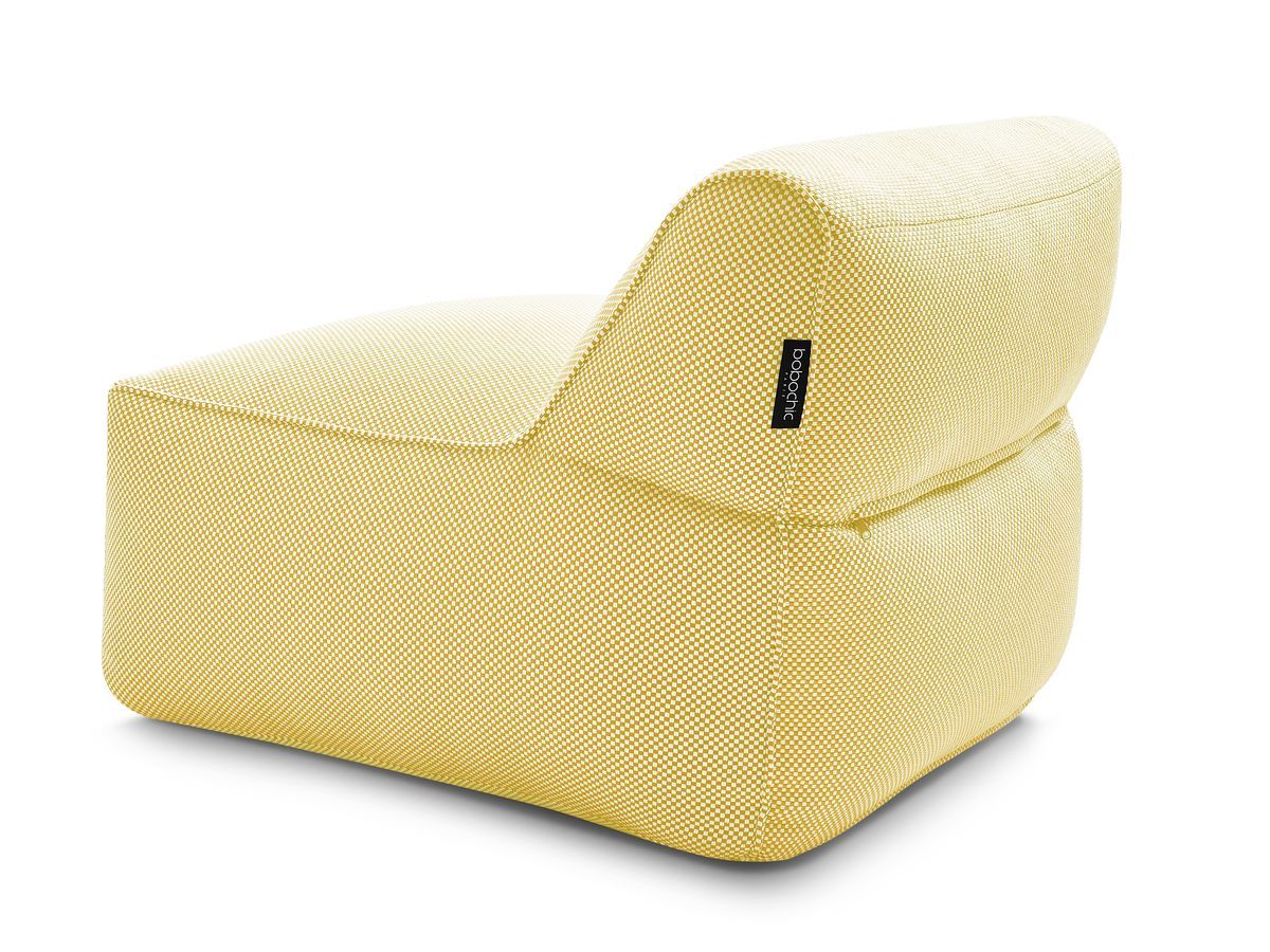 1-zits fauteuil zonder armleuningen voor modulaire tuinbank RIVIERA in gemêleerde stof