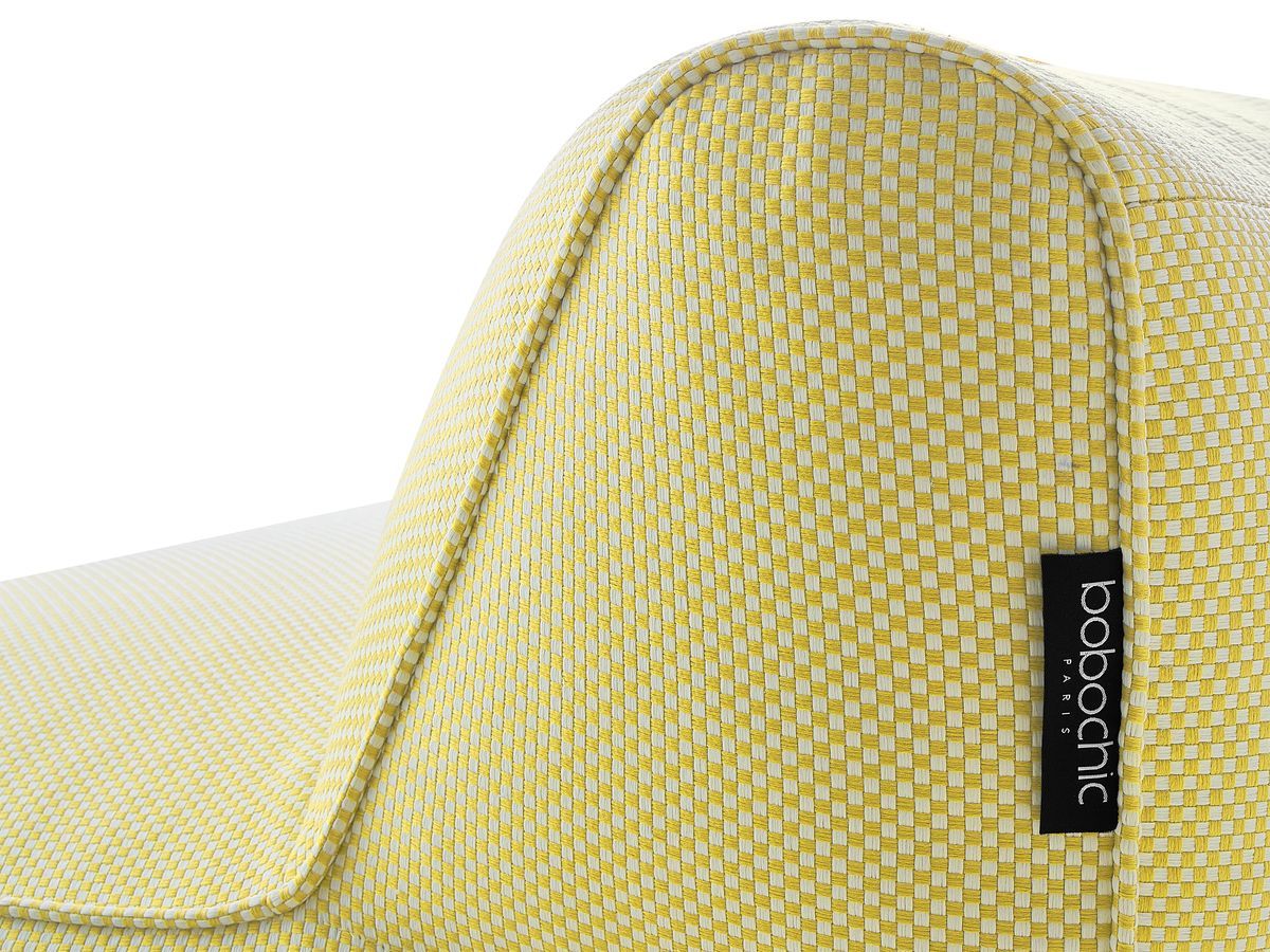 1-zits fauteuil zonder armleuningen voor modulaire tuinbank RIVIERA in gemêleerde stof