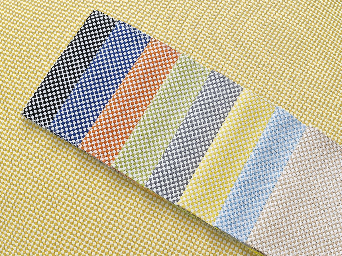 1-zits fauteuil zonder armleuningen voor modulaire tuinbank RIVIERA in gemêleerde stof