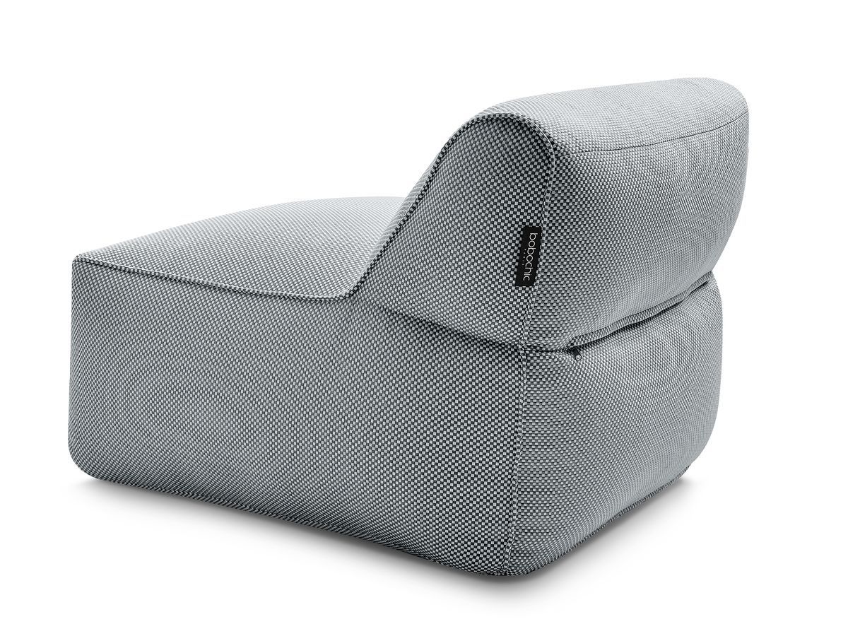 1-zits fauteuil zonder armleuningen voor modulaire tuinbank RIVIERA in gemêleerde stof