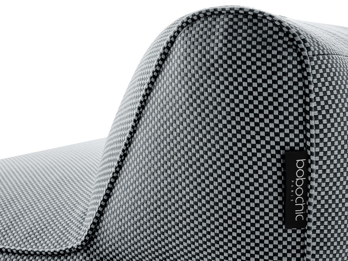 1-zits fauteuil zonder armleuningen voor modulaire tuinbank RIVIERA in gemêleerde stof