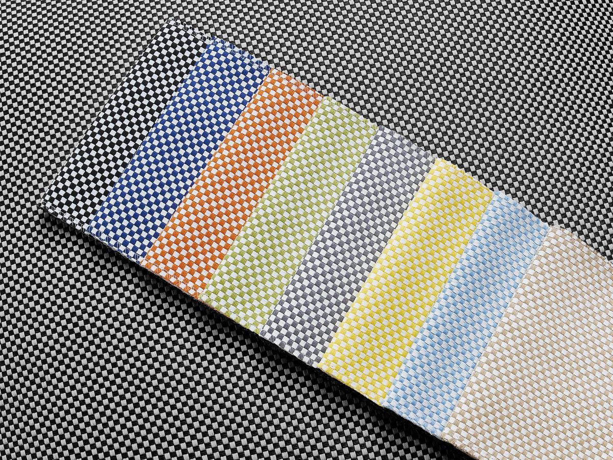 1-zits fauteuil zonder armleuningen voor modulaire tuinbank RIVIERA in gemêleerde stof