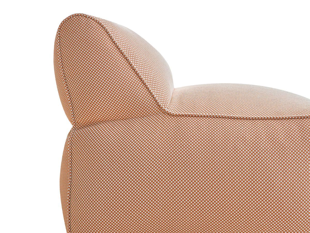 1-zits fauteuil zonder armleuningen voor modulaire tuinbank RIVIERA in gemêleerde stof