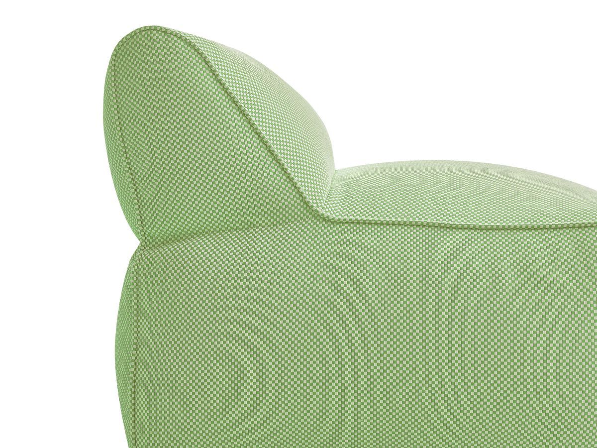 Chauffeuse 1 place sans accoudoir pour canapé de jardin modulable RIVIERA tissu chiné