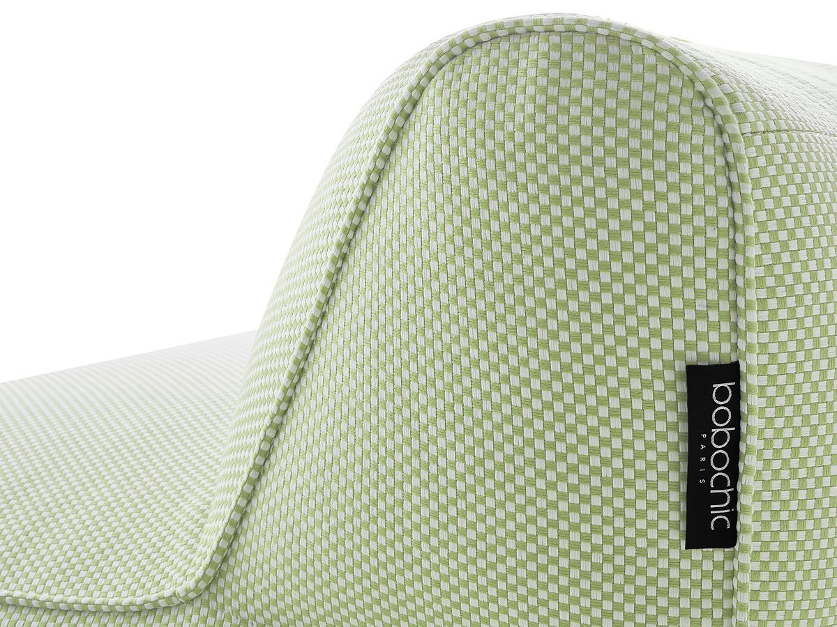 Chauffeuse 1 place sans accoudoir pour canapé de jardin modulable RIVIERA tissu chiné