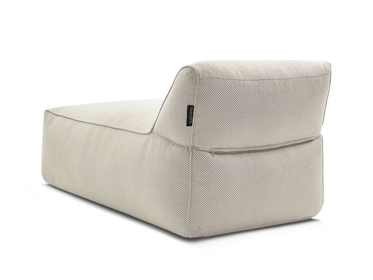 Méridienne sans accoudoir pour canapé de jardin modulable RIVIERA chiné beige — vue 5