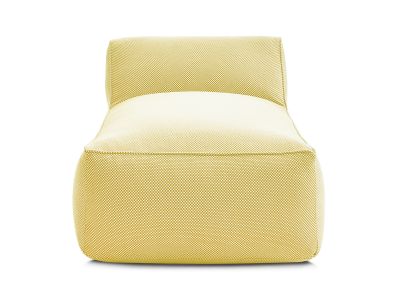 Méridienne sans accoudoir pour canapé de jardin modulable RIVIERA tissu chiné
