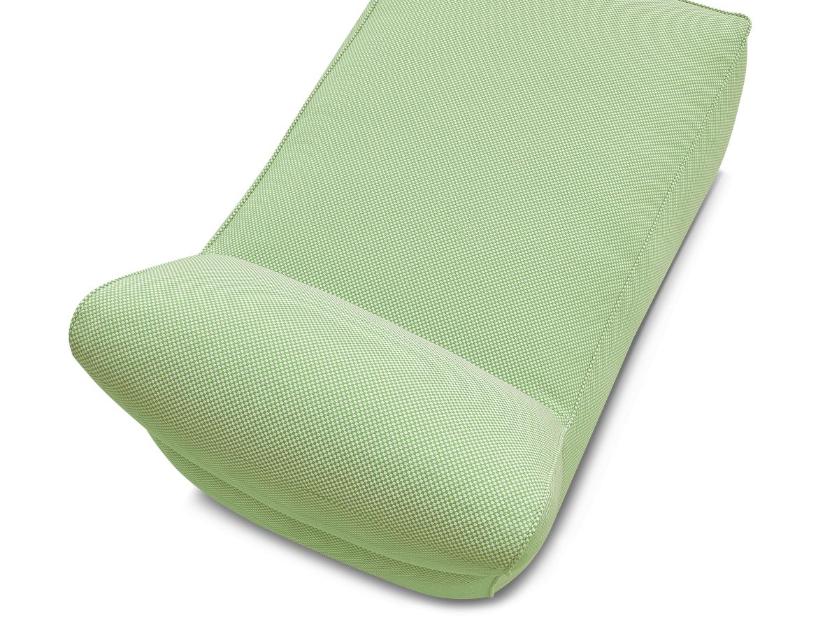 Chaise longue zonder armleuningen voor de modulaire tuinbank RIVIERA in gemêleerde stof