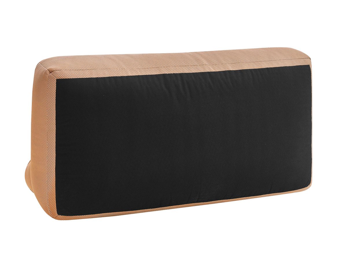 Canapé de jardin modulable RIVIERA tissu chiné avec 1 chauffeuse 1 place, 1 chauffeuse 2 places, 1 méridienne et 1 pouf