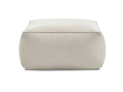 Pouf pour canapé de jardin modulable RIVIERA tissu chiné