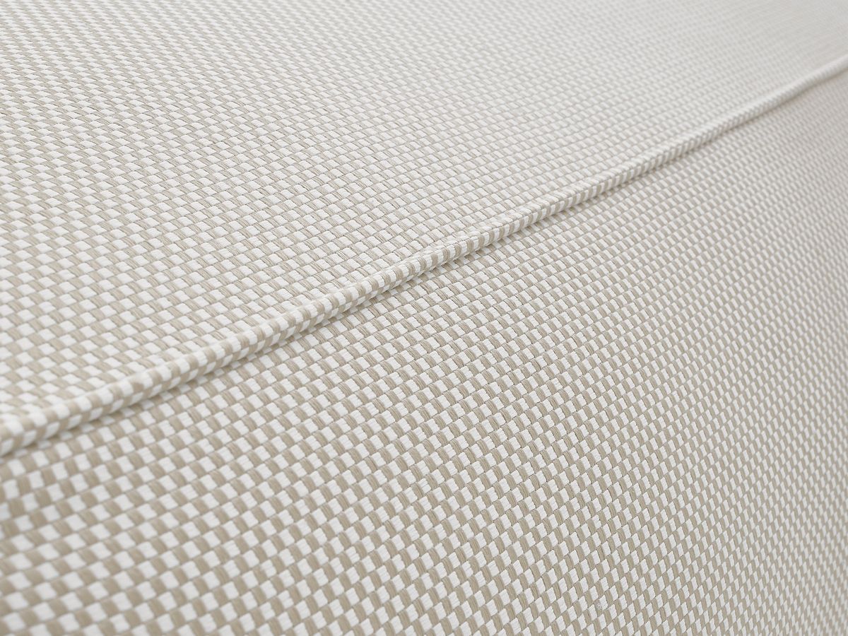 Pouf pour canapé de jardin modulable RIVIERA tissu chiné