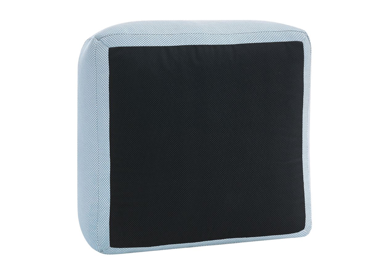 Canapé d'angle fixe EVEREST tissu chiné - Orange - Angle droit - 10 coussins