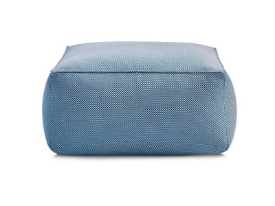 Pouf pour canapé de jardin modulable RIVIERA tissu chiné