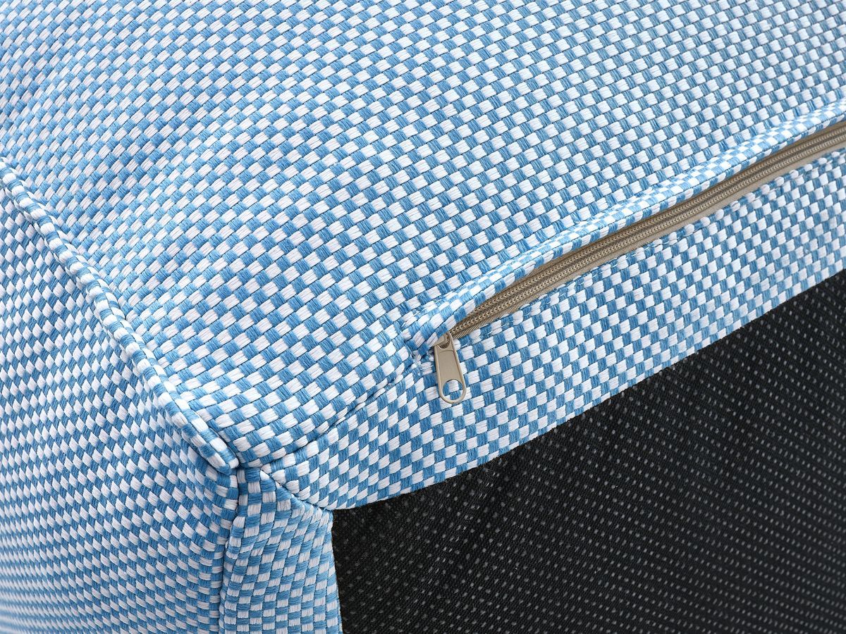 Poef voor modulaire tuinbank RIVIERA gemêleerde stof