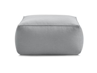 Pouf pour canapé de jardin modulable RIVIERA tissu chiné