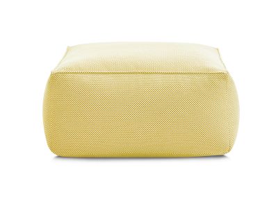 Pouf pour canapé de jardin modulable RIVIERA tissu chiné