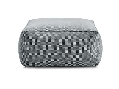 Pouf pour canapé de jardin modulable RIVIERA tissu chiné